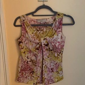 Yellow ,white and pink blouse